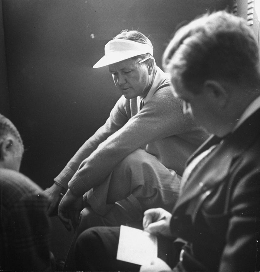Golfer Byron Nelson C Talking To Photograph by Gabriel Benzur Golfer Byron Nelson C Talking To Photograph by Gabriel Benzur