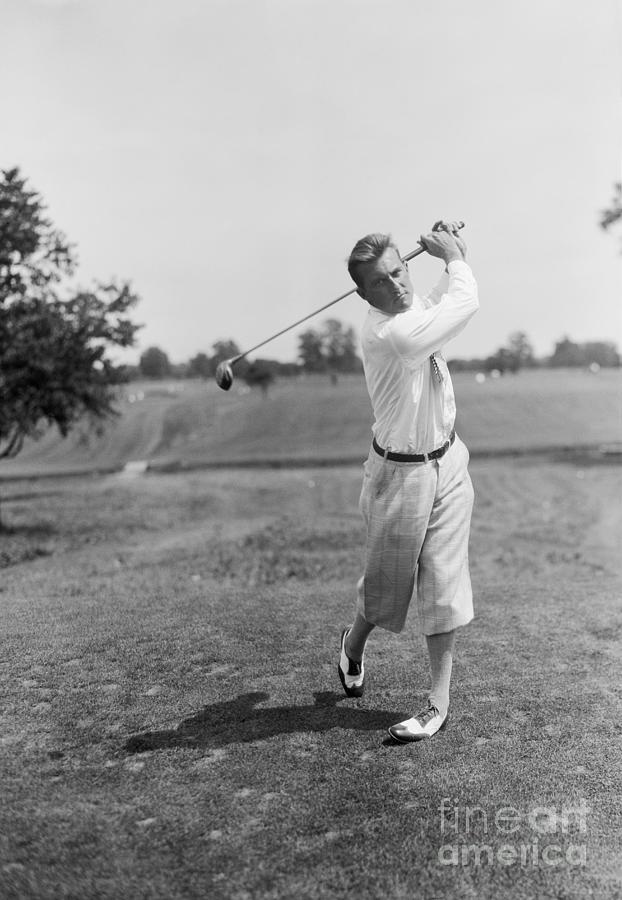Golfer Roland Hancock Photograph by Bettmann