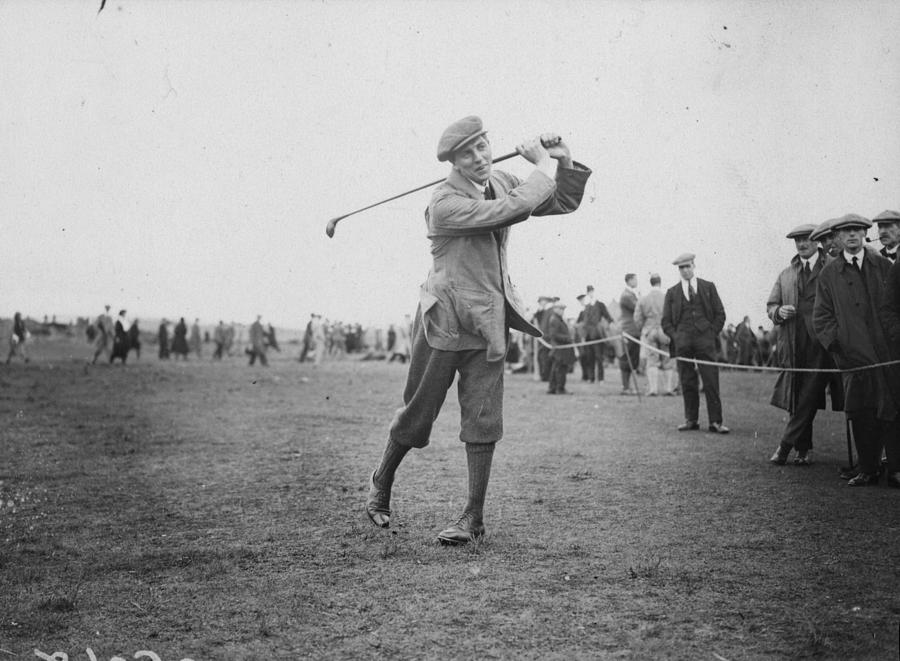 Golfers Swing Photograph by Topical Press Agency