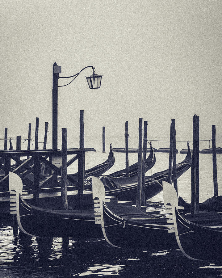 Gondolas at San Marco by Suleyman Derekoy Gondolas at San Marco by Suleyman Derekoy