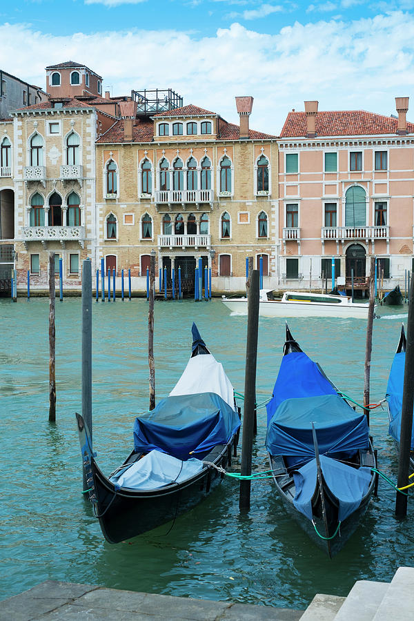 Gondolas At The Grand Canal Photograph by Arssecreta Gondolas At The Grand Canal Photograph by Arssecreta