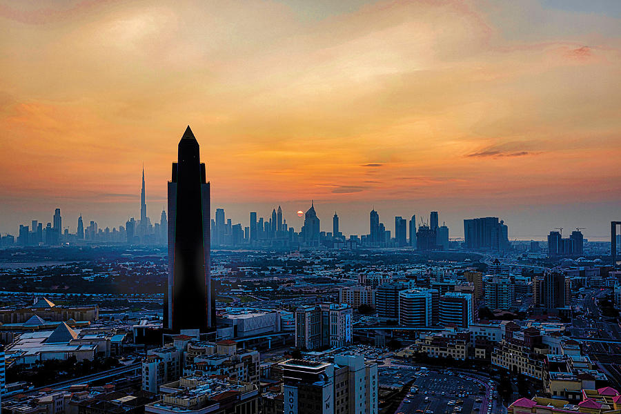Skyline Photograph - Good Evening Dubai by Sunil Kulkarni