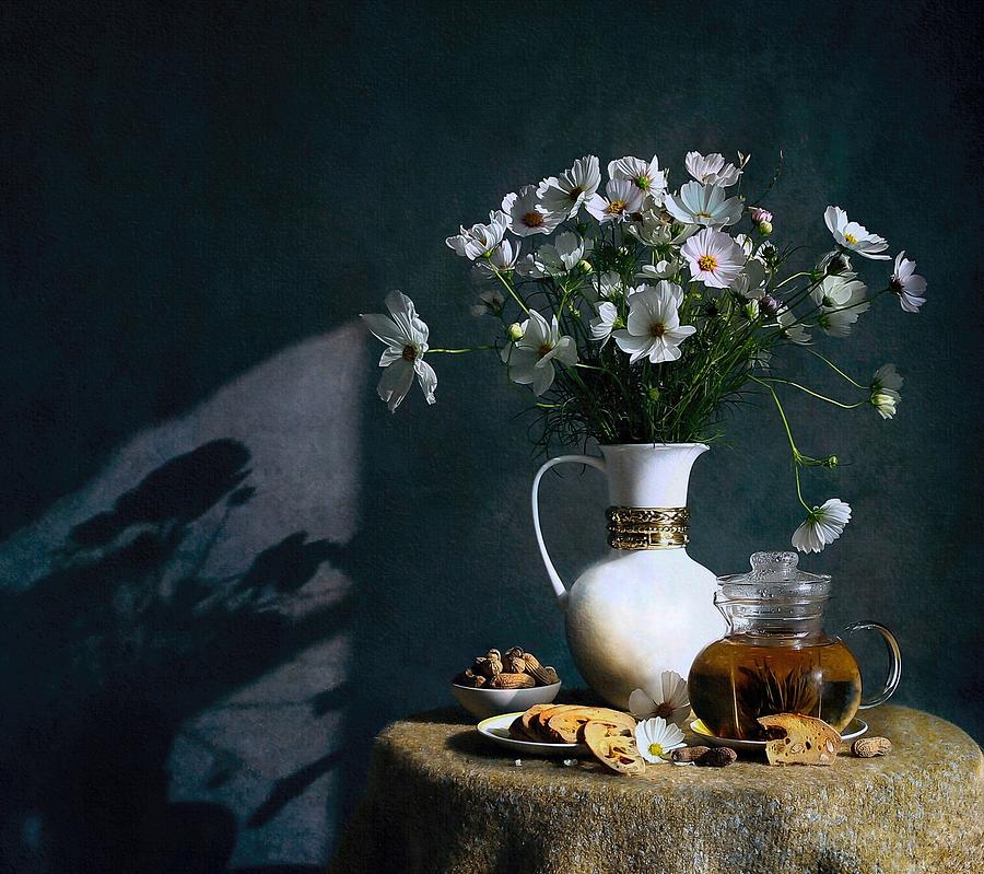 Tea Photograph - Good Morning! by Fangping Zhou