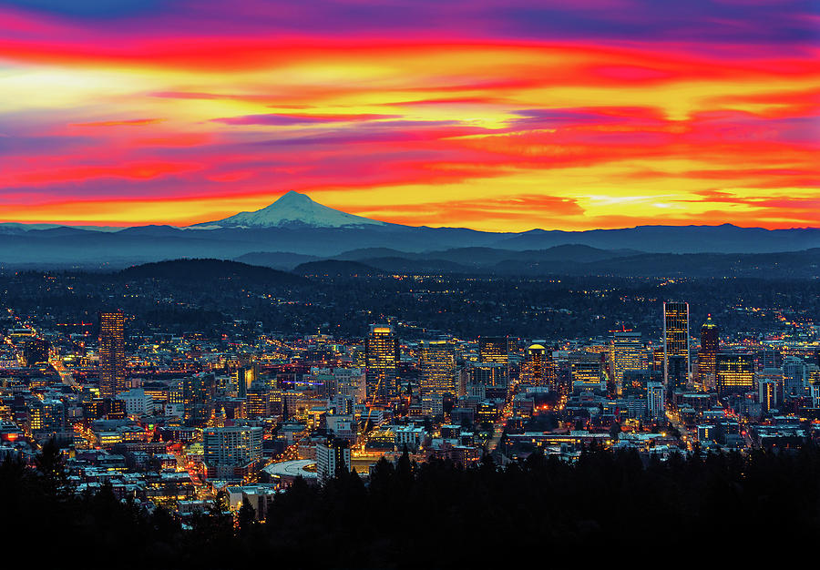 Good Morning Portland Photograph by Gary Kochel
