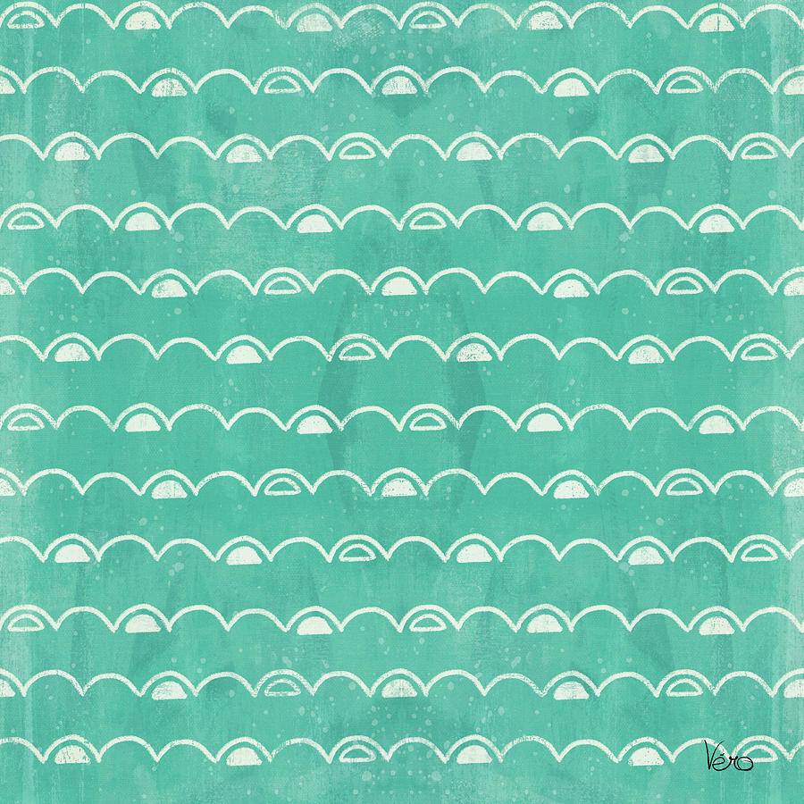 Pattern Painting - Good Vibes Pattern Via by Veronique Charron