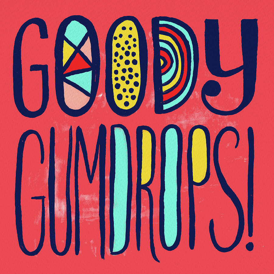 Goody Gumdrops Painting by Jen Montgomery