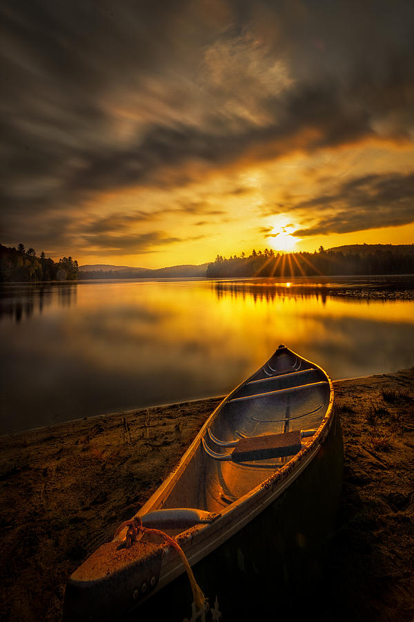 Boat Photograph - Goog Morning by Siyu And Wei Photography