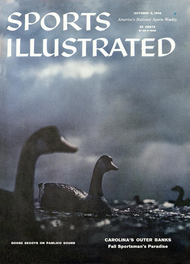 Goose Decoys On Pamlico Sound Sports Illustrated Cover Photograph by Sports Illustrated