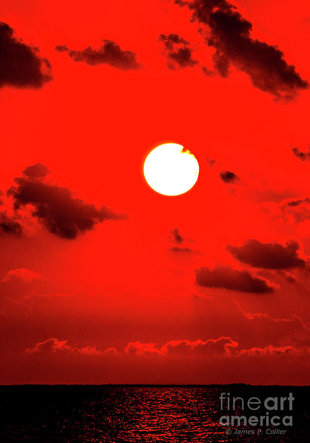 Goose Island Sunrise Red by Jim Collier Goose Island Sunrise Red by Jim Collier