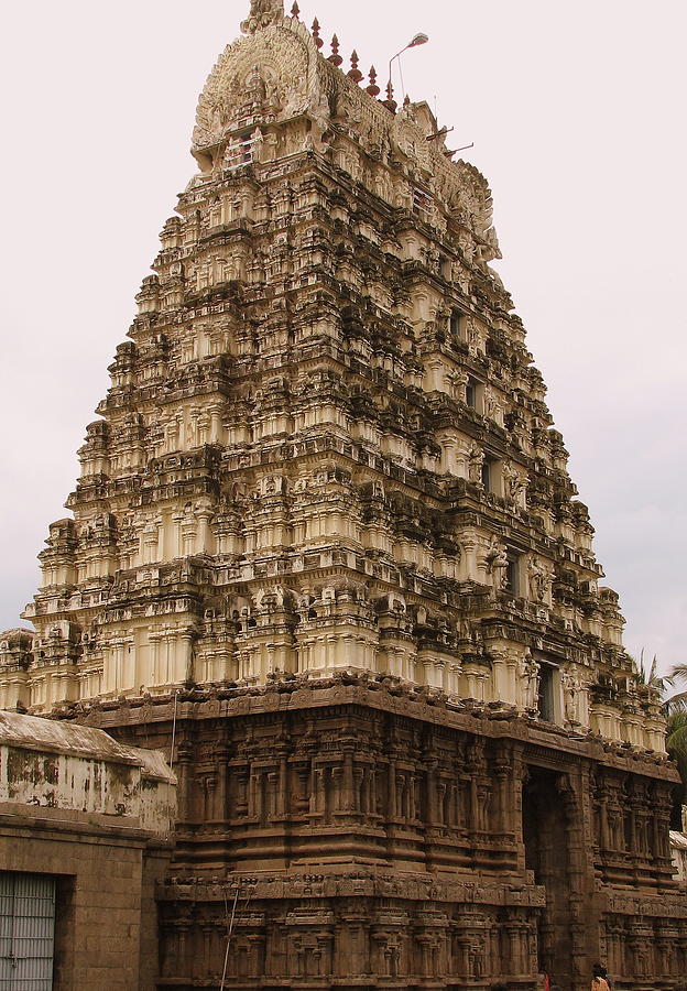 Gopura Of Jalakanteshwara Temple Photograph by Mukul Banerjee Photography