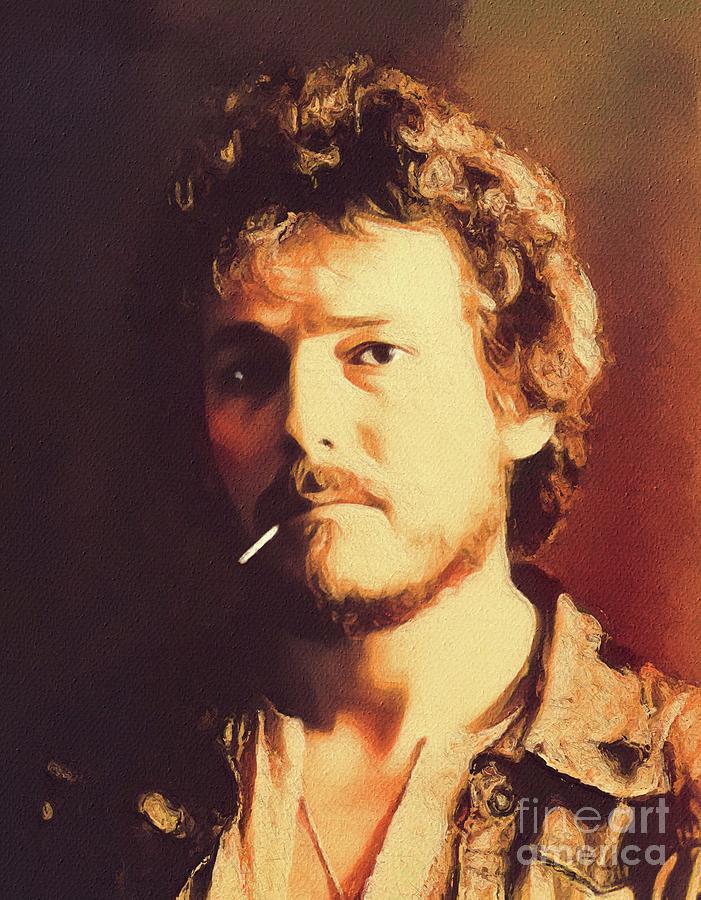 Hollywood Painting - Gordon Lightfoot, Music Legend by Esoterica Art Agency
