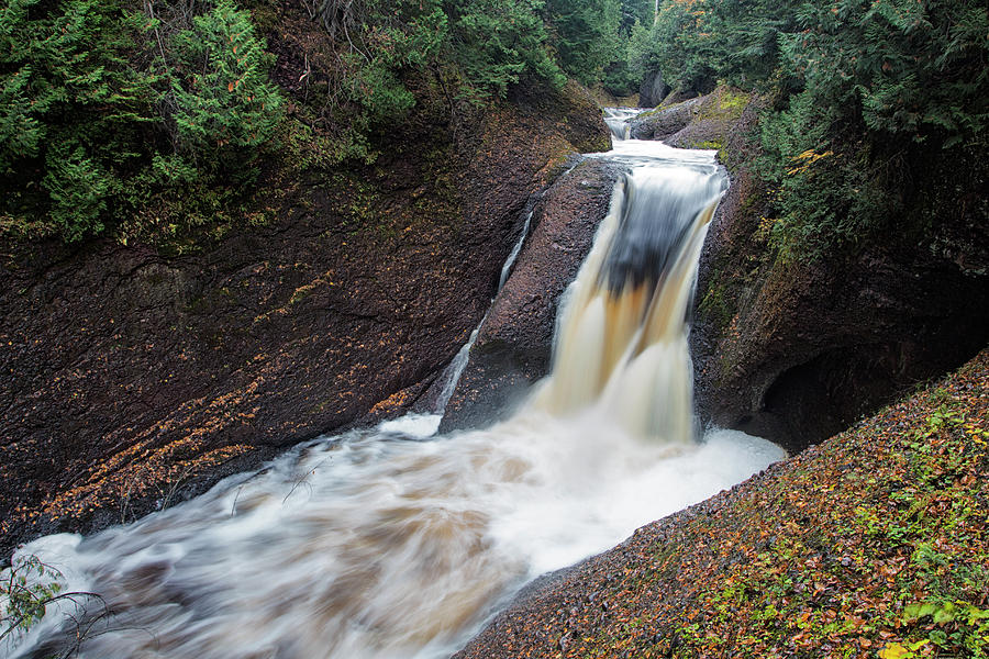 Gorge Falls - Michigan by Rick Veldman Gorge Falls - Michigan by Rick Veldman