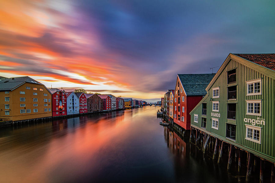 Gorgeous colors before rain In Trondheim by Aziz Nasuti Gorgeous colors before rain In Trondheim by Aziz Nasuti