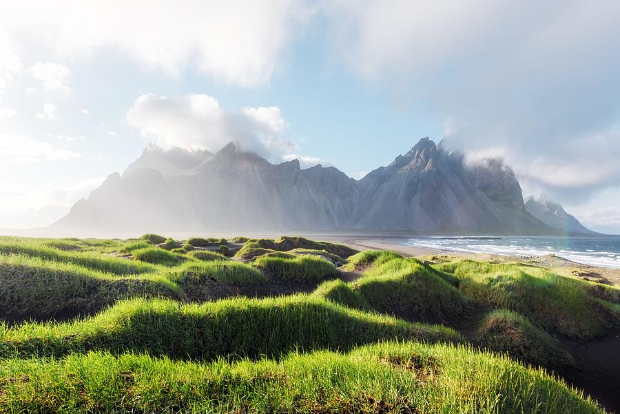 Nature Photograph - Gorgeous Landscape With Black Sand by Ivan Kmit