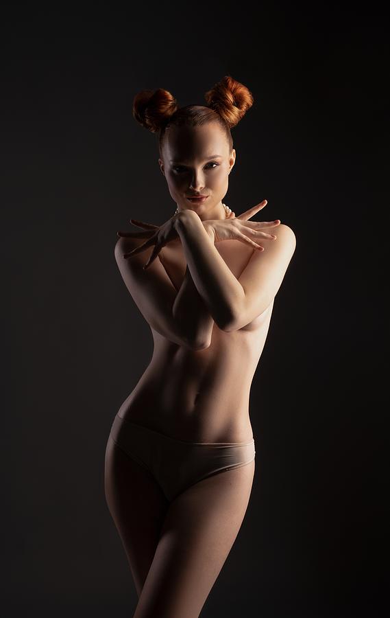 Gorgeous Redhead Naked Lady Photograph by Andrey Guryanov