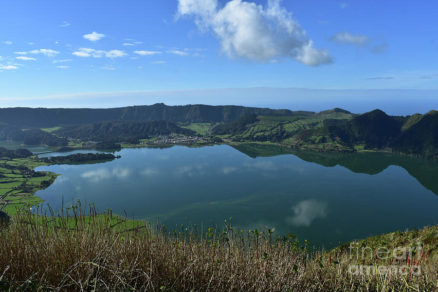 Gorgeous View of Blue Lake of Sete Cidades in the Azores Photograph by ...