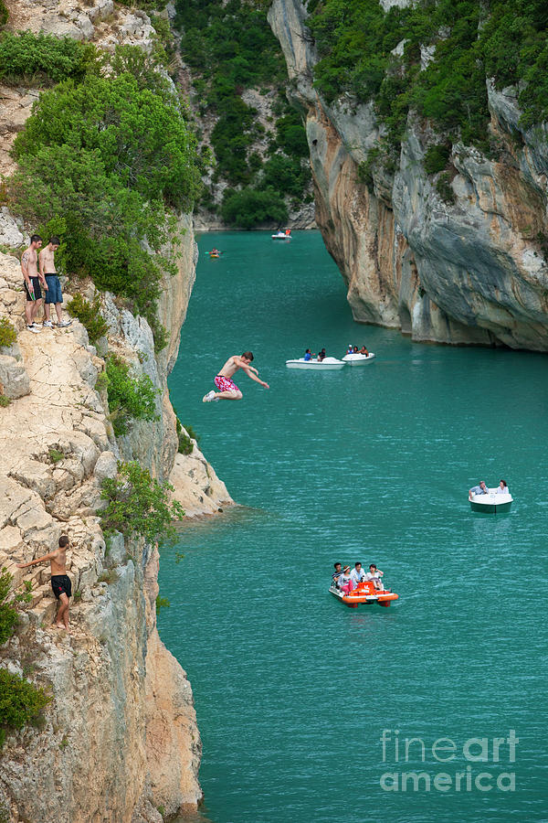Gorges du Verdon - Cliff Jumping by Brian Jannsen Gorges du Verdon - Cliff Jumping by Brian Jannsen