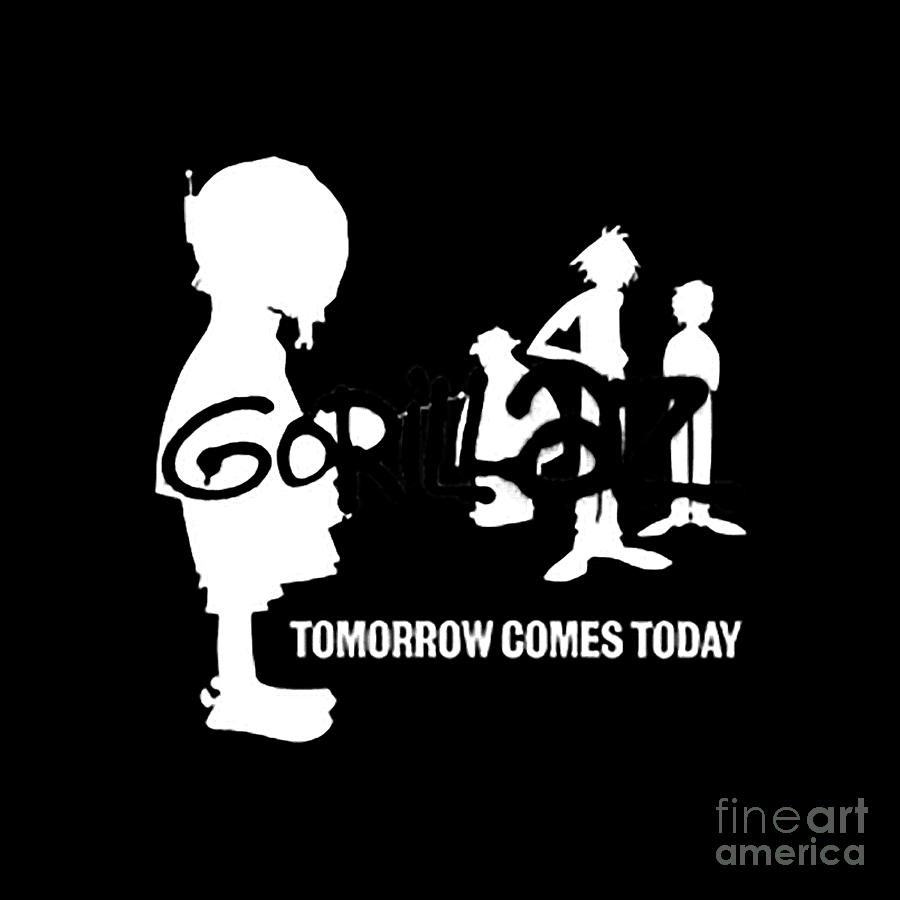 Gorillaz Tomorrow Comes Today Digital Art by Gorillaz - Pixels