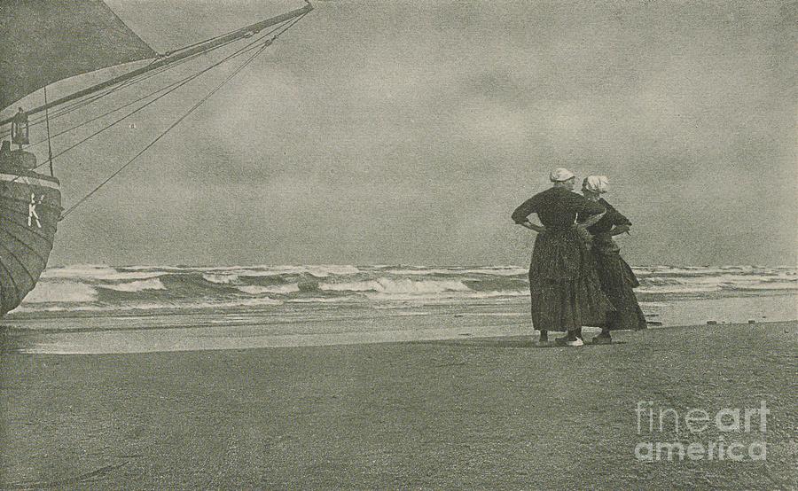 Gossip, Katwyk, 1894 Photograph by Alfred Stieglitz