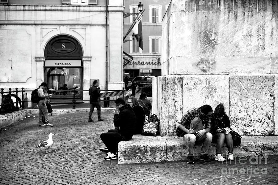 Got A Light in Rome Photograph by John Rizzuto
