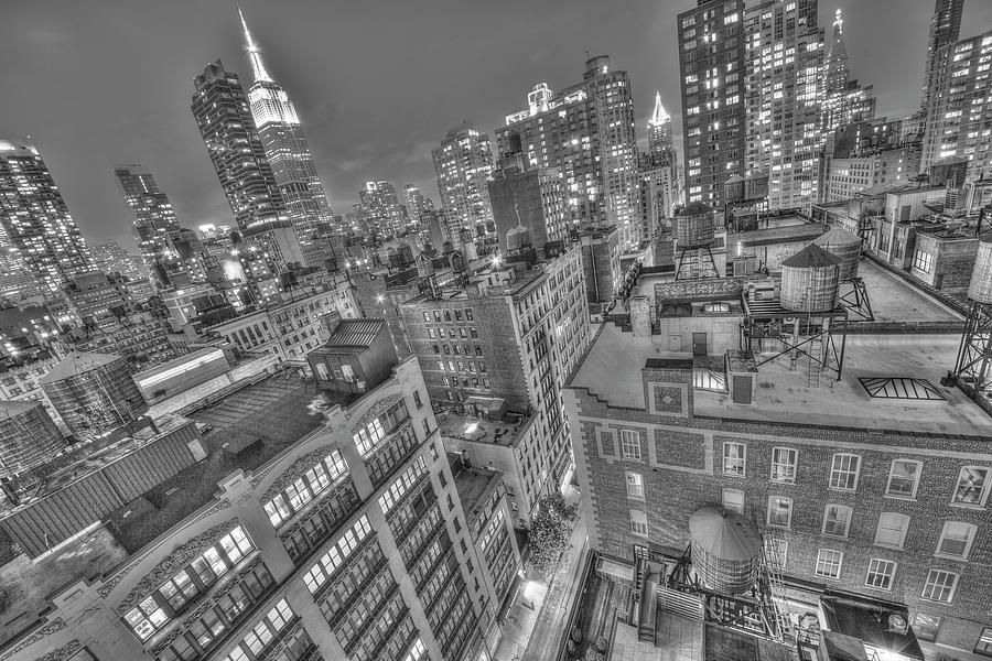 New York City Photograph - Gotham City 11-2-2 by Moises Levy