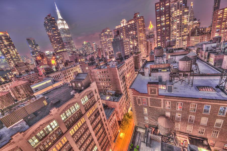 New York City Photograph - Gotham City 11-2 by Moises Levy