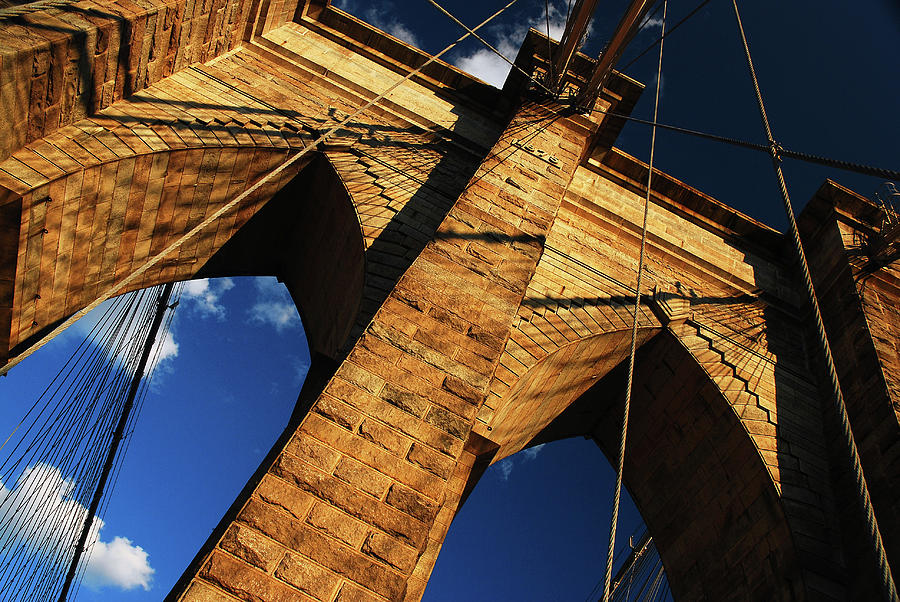 Gothic Bridge Of Brooklyn Photograph