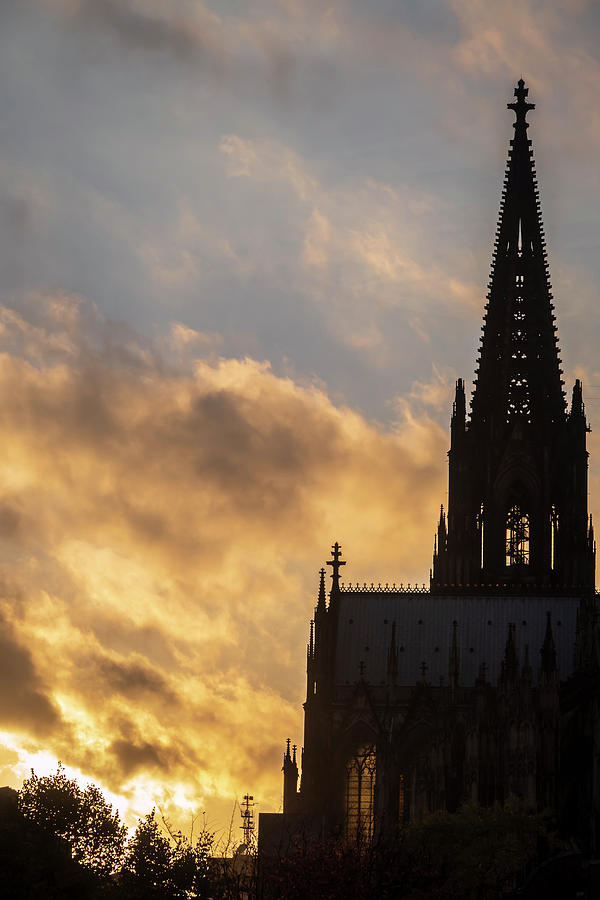 Gothic Cathedral at Sunset Photograph by Mary Lee Dereske