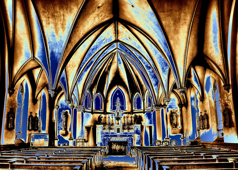 Gothic Church in a Dream Photograph by Paul W Faust - Impressions of Light