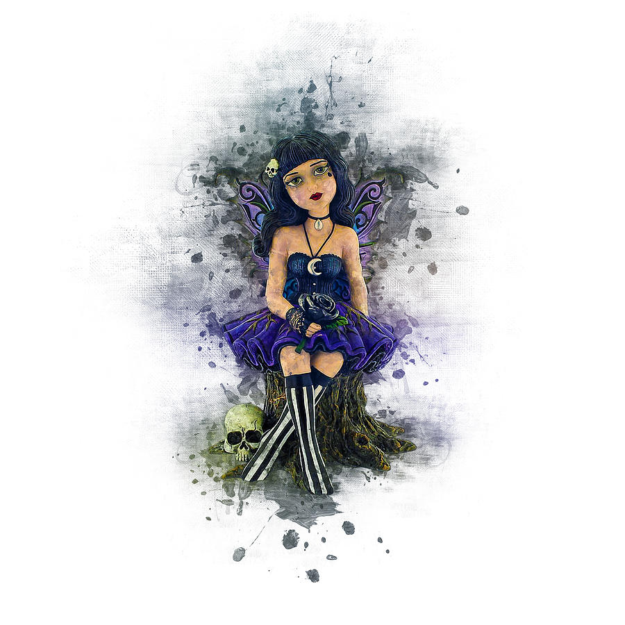 Gothic Fairy Digital Art by Ian Mitchell