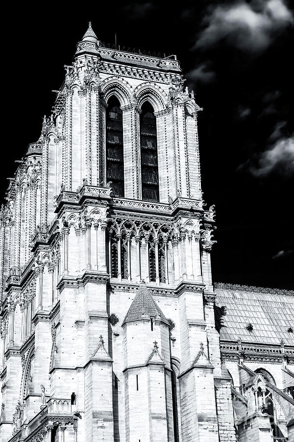Gothic Notre Dame in Paris Photograph by John Rizzuto