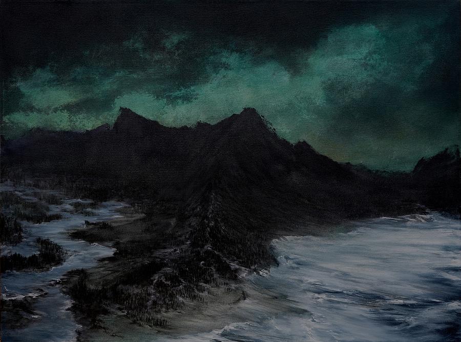 Mountain Painting - A Strange Sky by Patrick Zgarrick