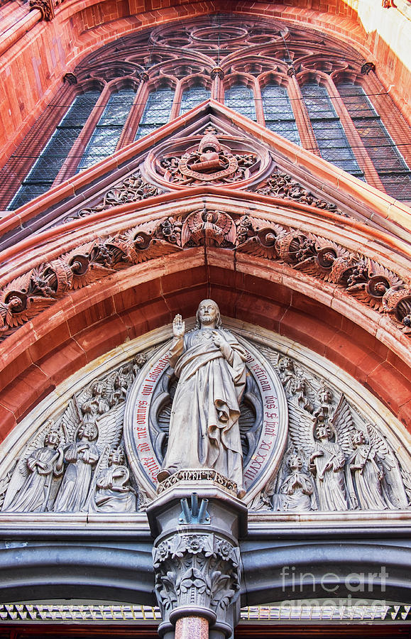 Gothic relief sculpture on church Photograph by Ariadna De Raadt