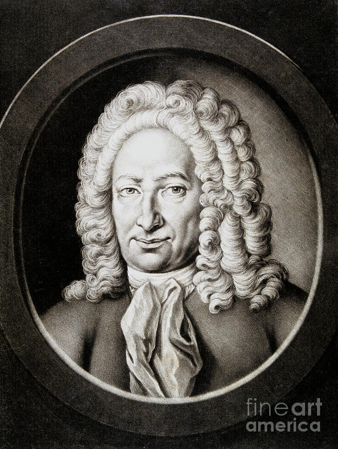 Gottfried Wilhelm Von Leibniz, German Drawing by Print Collector
