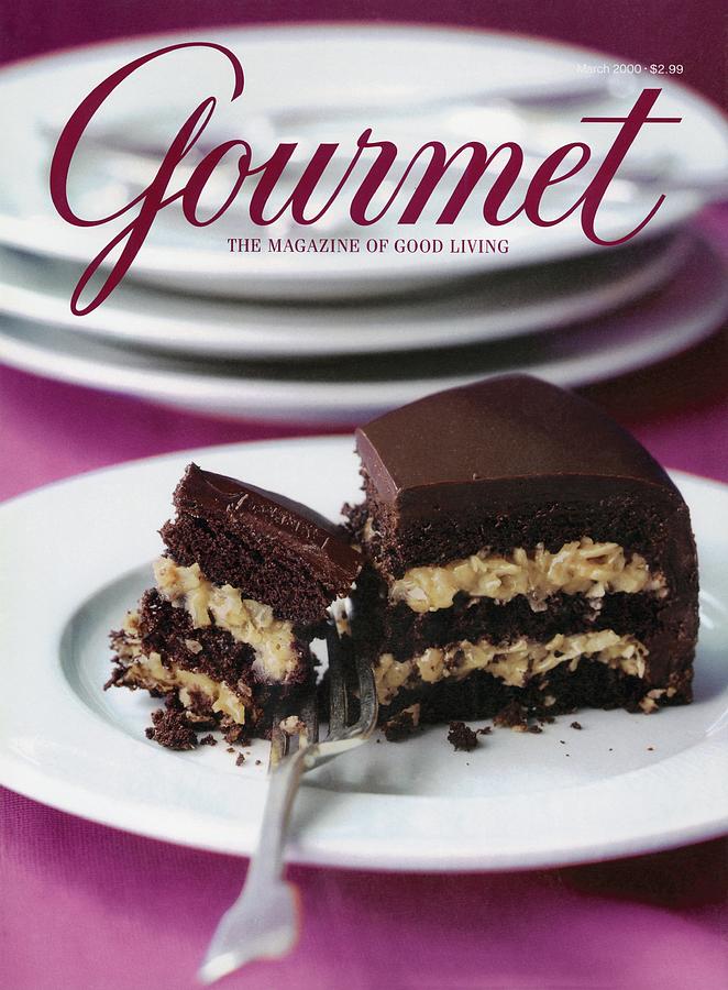 Gourmet Cover Of A Slice Of Chocolate Cake Photograph by Romulo Yanes