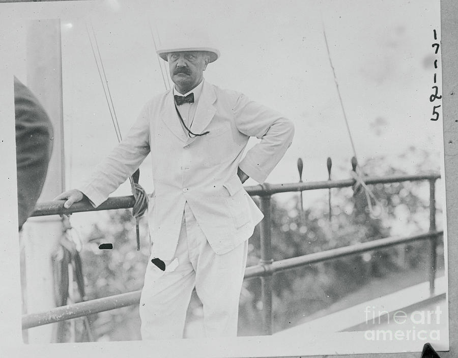 Governor J. J. Morrow On Ship Deck Photograph by Bettmann