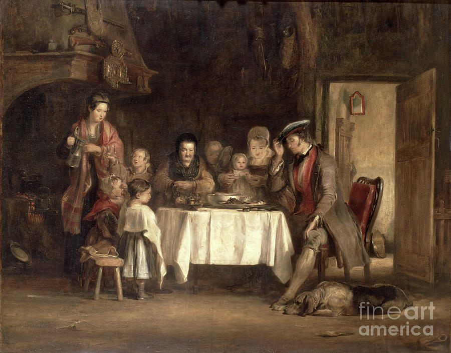 Grace Before Meat, 1839 Painting by David Wilkie