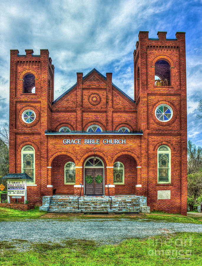 Grace Bible Church Buckhead Georgia Morgan County Art Photograph by Reid Callaway