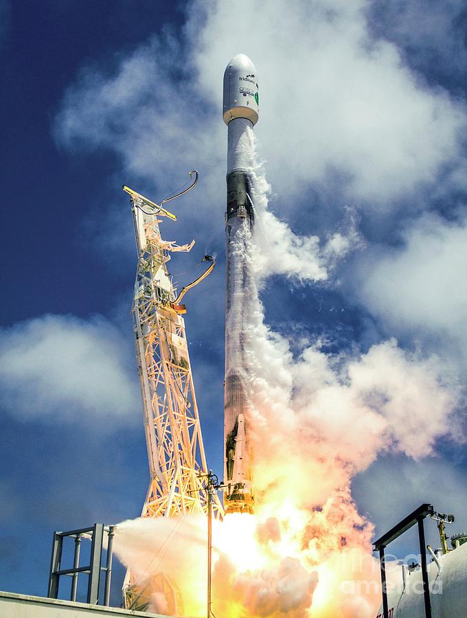 Grace Follow-on Satellite Launch Photograph by Science Photo Library Grace Follow-on Satellite Launch Photograph by Science Photo Library