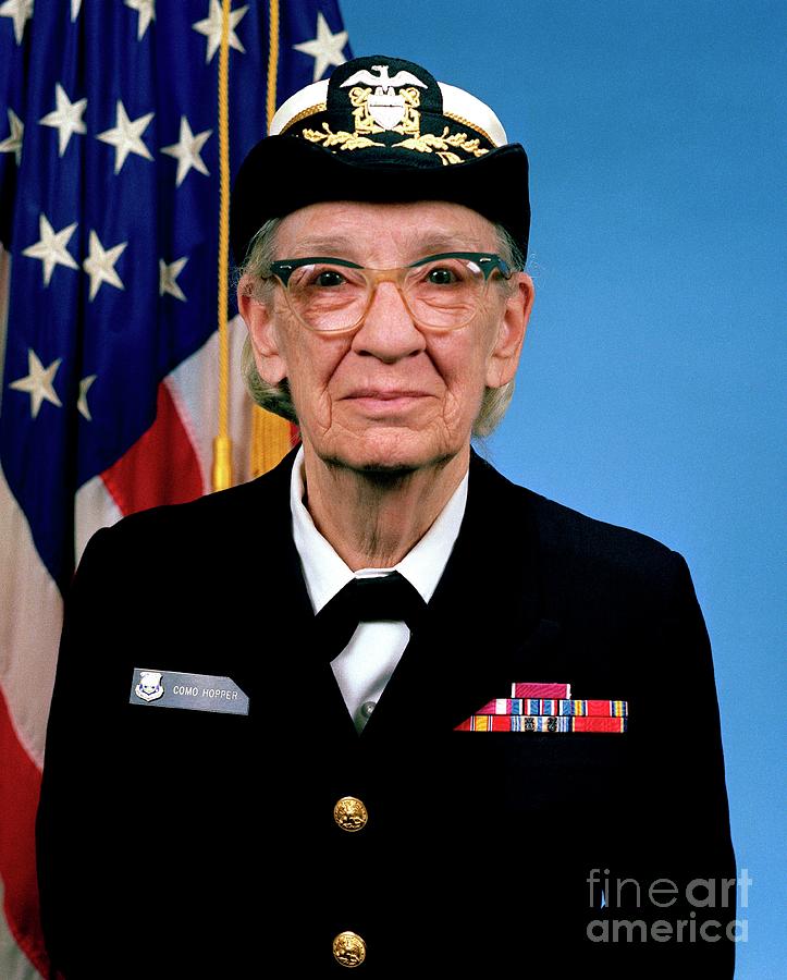 Grace Hopper Photograph by Us Air Force/science Photo Library