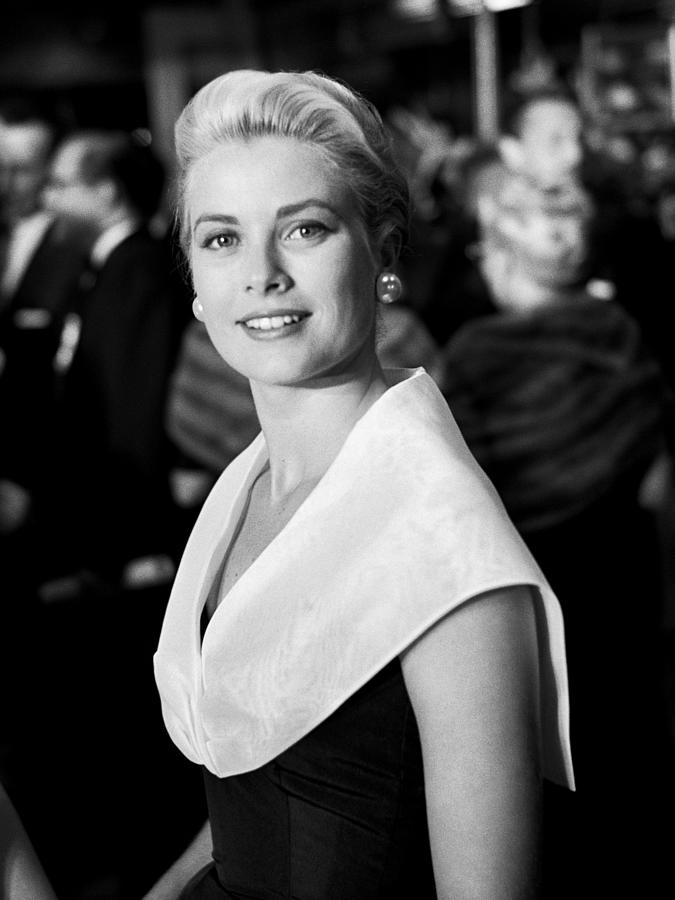 Grace Kelly At The Premiere Of Rear Window by Frank Worth