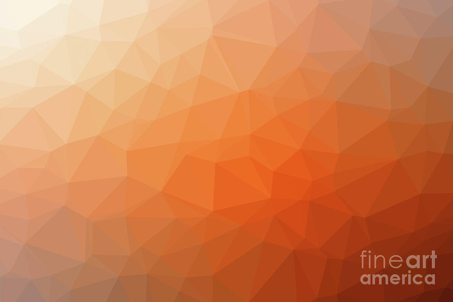 Gradient background with mosaic shape of triangular and square c Photograph by Joaquin Corbalan