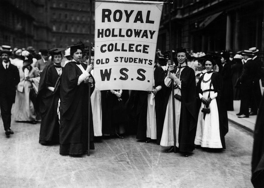 Graduate Suffragettes Photograph by Topical Press Agency