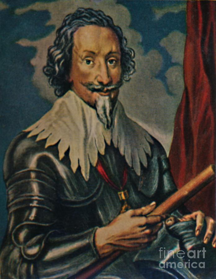 Graf Von Pappenheim 1594-1632 - Gemalde Drawing by Print Collector