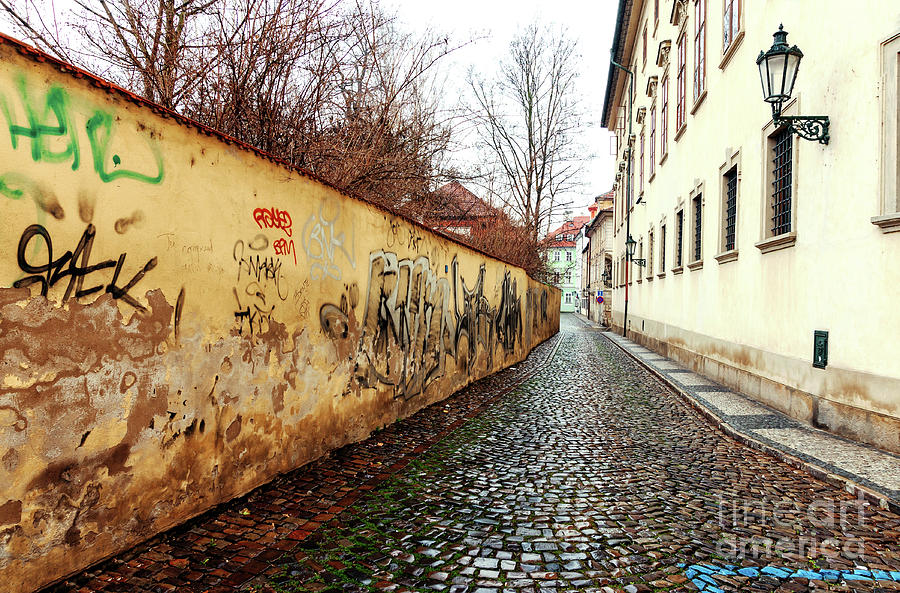 Graffiti Alley in Prague Photograph by John Rizzuto