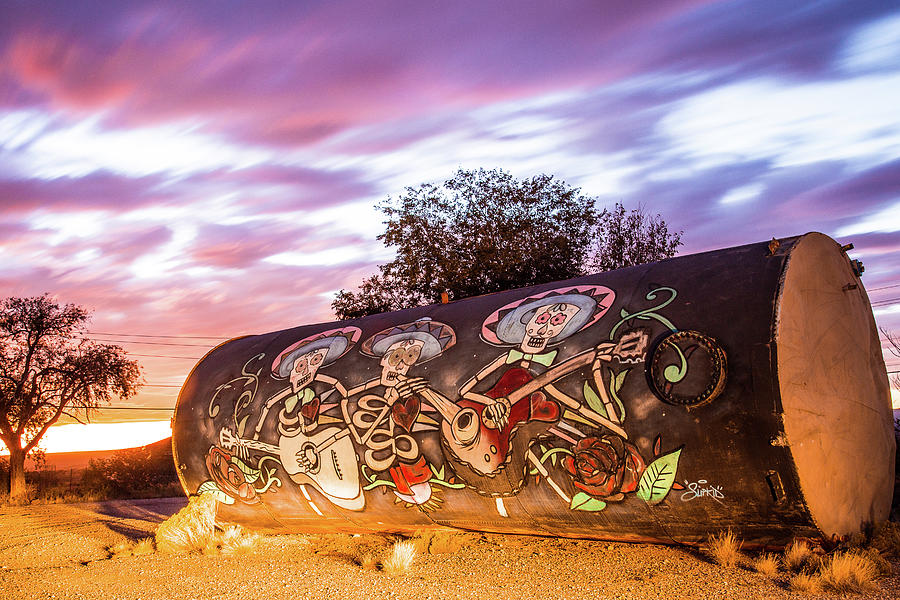 Graffiti Desert Music Photograph by Steven Bateson