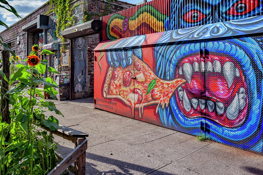 Graffiti In Bushwick Brooklyn Digital Art by Lumiere
