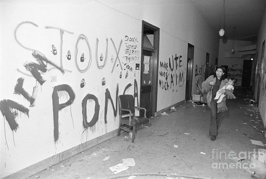 Graffiti On Wall At Bia Headquarters Photograph by Bettmann