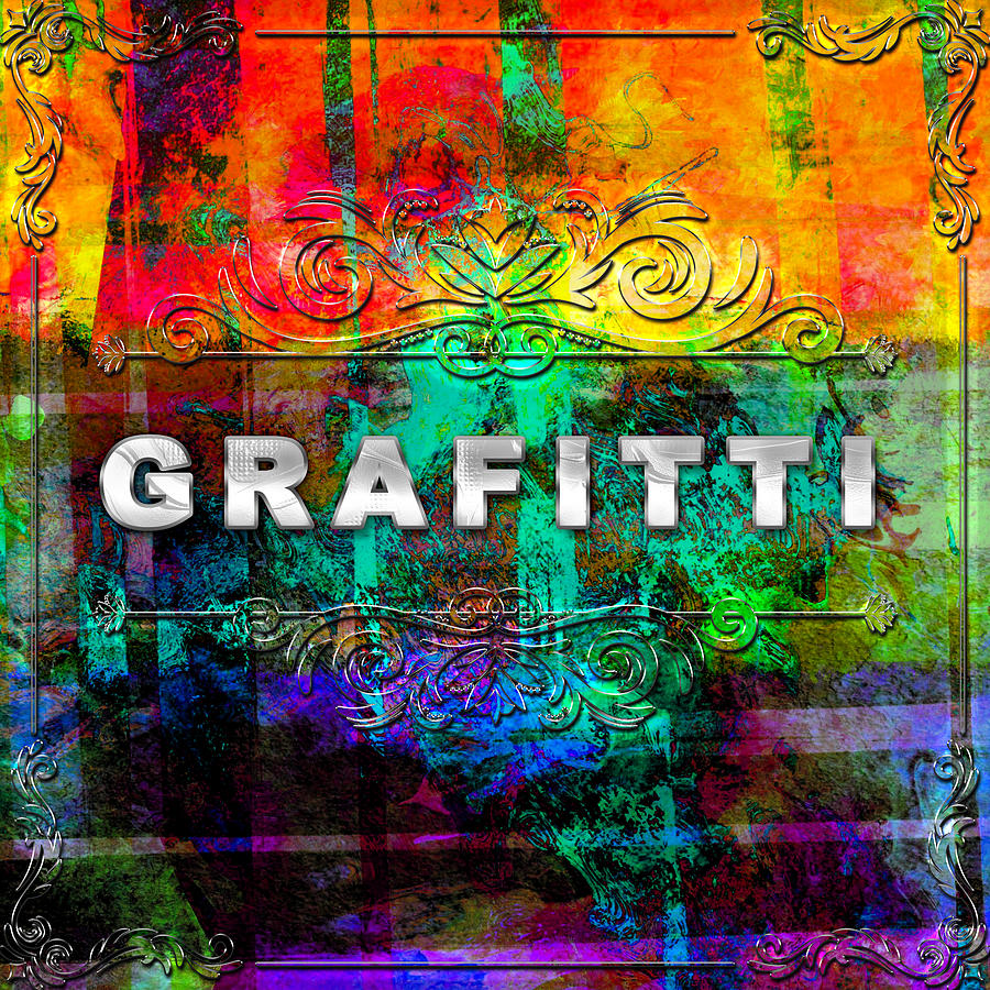 Grafitti Gallery Digital Art by Carlos Diaz