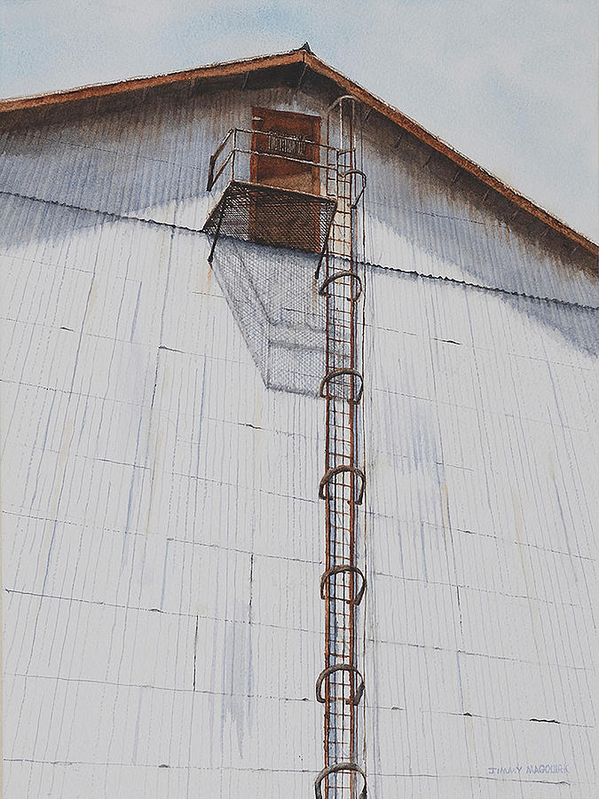 Barn Painting - Grain and Feed by Jimmy Magouirk